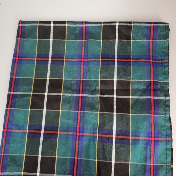 Ronnie Hek Accessories - Silk check scarf